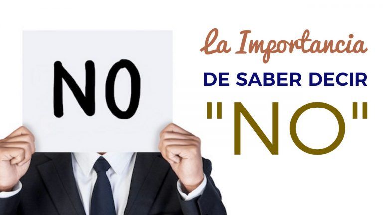 La Importancia De Saber Decir No