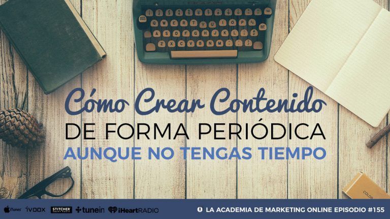 crear contenido de forma periódica